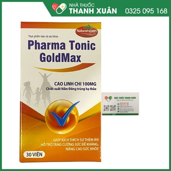 Pharma Tonic GoldMax tăng cường đề kháng, nâng cao sức khoẻ